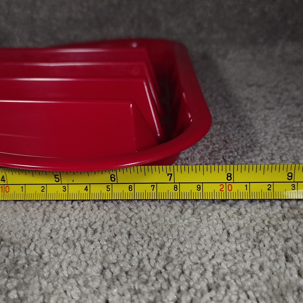 Arrow Fiesta Taco Plate Red 4 Piece Set Divided Serving Trays Southwestern OS - Picture 7 of 9